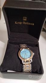 Krug BaÙmen Tuxedo Diamond Blue Dial Lady