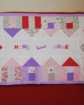 Runner patchwork "Home Sweet Home"