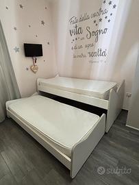 letto a carrello+scrivania