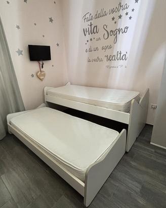 letto a carrello+scrivania
