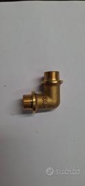 curva da 3/8" m/m ottone 