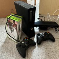 Xbox 360 + 6giochi + kinetic