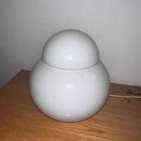Lampada in vetro Bianca Daruma 28 cm