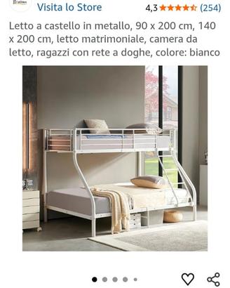 Un letto a castello nuovo