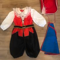 Costume di carnevale da corsaro / pirata t. 2 anni