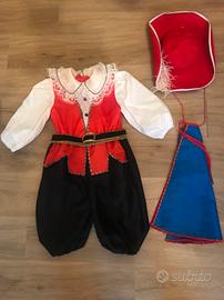 Costume di carnevale da corsaro / pirata t. 2 anni
