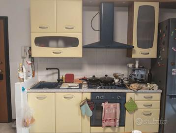 Cucina lineare con accessori in fragranite FRANKE