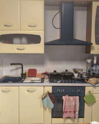 Cucina lineare con accessori in fragranite FRANKE