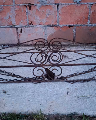 Portavasi in ferro battuto Vintage e decorativo