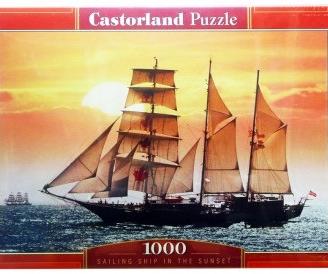 Puzzle 1000 pz Castorland Veliero Nuovo Sigillato