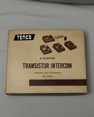 Intercom TENKO vintage anni 70/80 – elettronica d’
