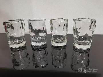 Brancamenta 4 bicchieri ghiaccio vetro casa