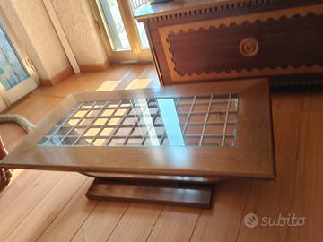 Tavolino vintage in legno massello