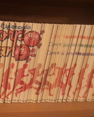 libri esplorando il corpo umano