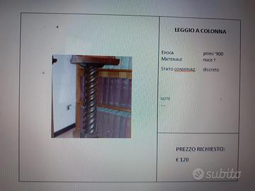 Arredi d'epoca antichi