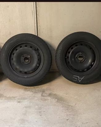 Cerchi in ferro 15 Fiat grande punto 