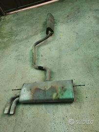Terminale + centrale Scarico volkswagen Golf 7 TSI
