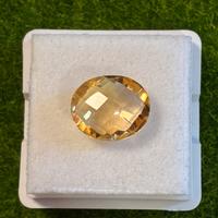 Citrino giallo naturale 4.00 ct taglio ovale