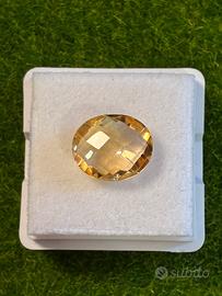Citrino giallo naturale 4.00 ct taglio ovale