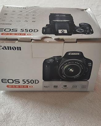 Canon Reflex EOS 550D + obiettivo EFS 18-55
