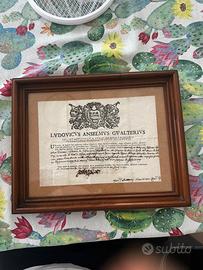 "Autentica" - certificato ufficiale ecclesiastico