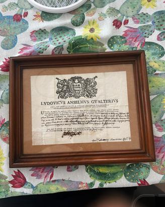 "Autentica" - certificato ufficiale ecclesiastico