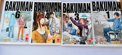 Bakuman vol 1-3-4-6 prima edizione planet manga