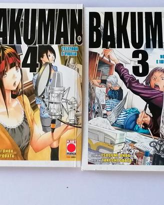 Bakuman vol 1-3-4-6 prima edizione planet manga