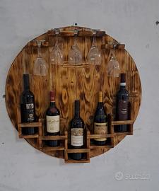 portabottiglie e calici 