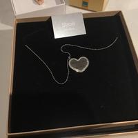 Collana stroili con cuore e incisione. NUOVA