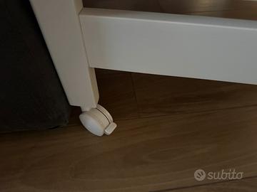 Lettino Azzurra design con rotelle