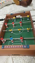 Mini Calcio Balilla 50x30 cm Legno - NUOVO + 2 Pal