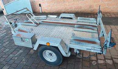 Carrello porta moto 3 posti