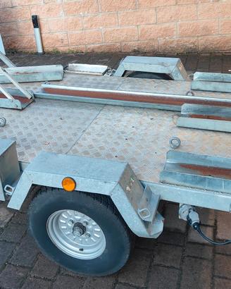 Carrello porta moto 3 posti