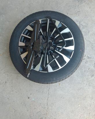 ruota di scorta e kit cric Fiat 500x 