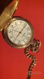 Orologio da taschino argento carica manuale.