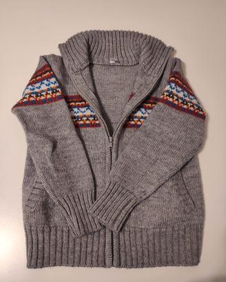 maglione a zip bambino 