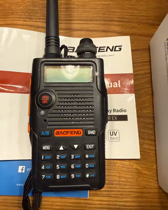 Baofeng UV-5R EX, ricetrasmittente UHF/VHF