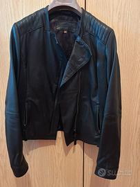 Giacca in pelle nera