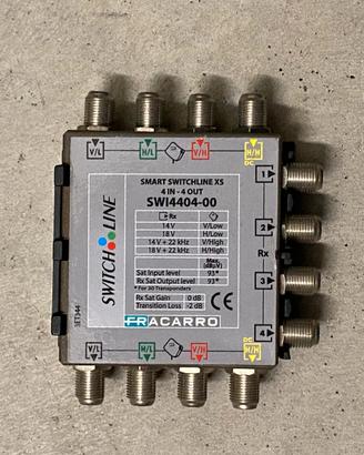 Multiswitch fracarro smart sw line xs 4 in 4 out