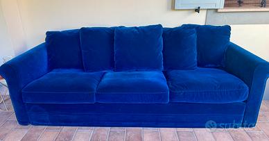 Divano 3 posti IKEA STOCKHOLM in velluto blu
