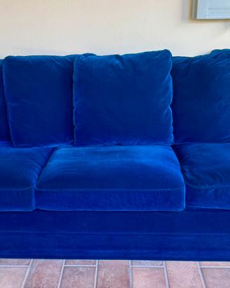Divano 3 posti IKEA STOCKHOLM in velluto blu