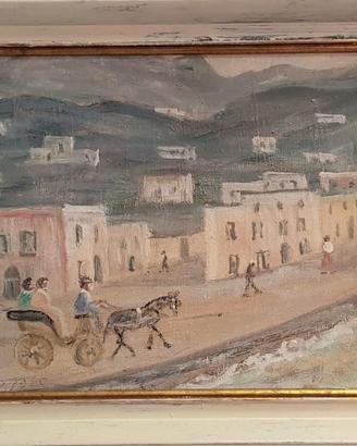 Luigi de angelis olio su tela ischia