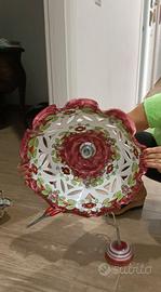 Lampadario ceramica di vietri