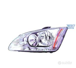 FARO SINISTRO FORD FOCUS II 04-08 CON FONDO CROMAT