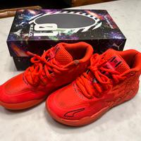 Scarpe Basket (ragazzo eu38) PUMA M.E.L.O MB01 red
