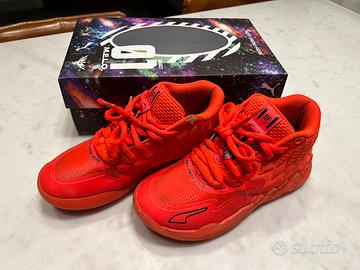 Scarpe Basket (ragazzo eu38) PUMA M.E.L.O MB01 red