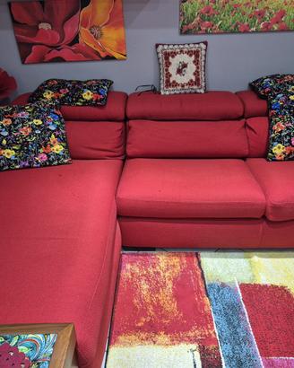 Divano Poltronesofà Frigento 3 posti + chaislongue