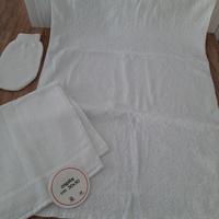 Set asciugamani, nuovo. Puro cotone