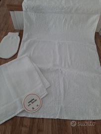 Set asciugamani, nuovo. Puro cotone